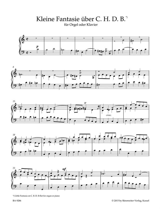 Complete Organ Works, Volume VI - noty na varhany