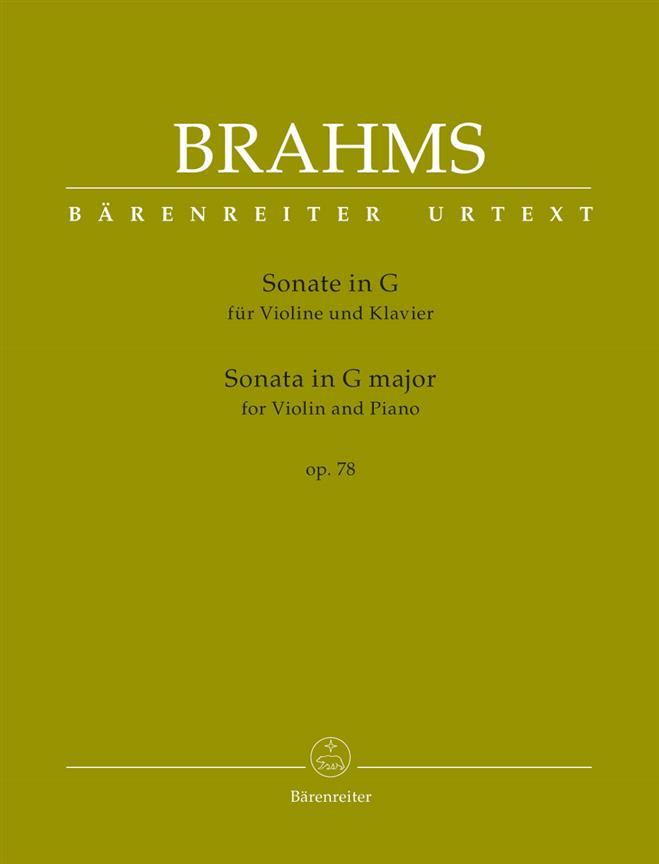 Sonata in G major for Violin and Piano op. 78 noty pro housle a klavír