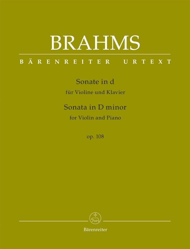 Sonata in D minor for Violin and Piano op. 108 noty pro housle a klavír