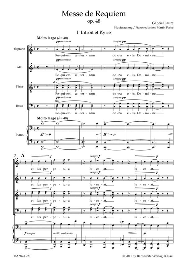 Messe de Requiem - Op. 48