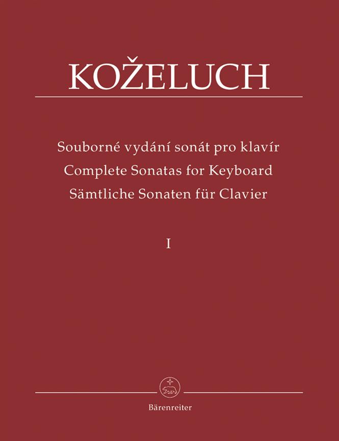 Samtliche Sonaten fur Clavier I - Sonatas 1-12 - na klavír