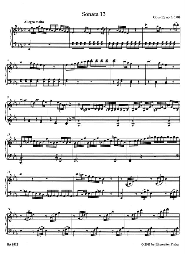 Complete Sonatas for Keyboard - Bundle of BA9511, BA9512, BA9513, BA9514 - na klavír