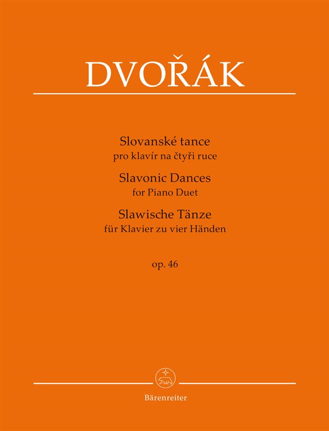 Slavonic Dances, Op. 46 - for Piano four hands - pro čtyřruční klavír