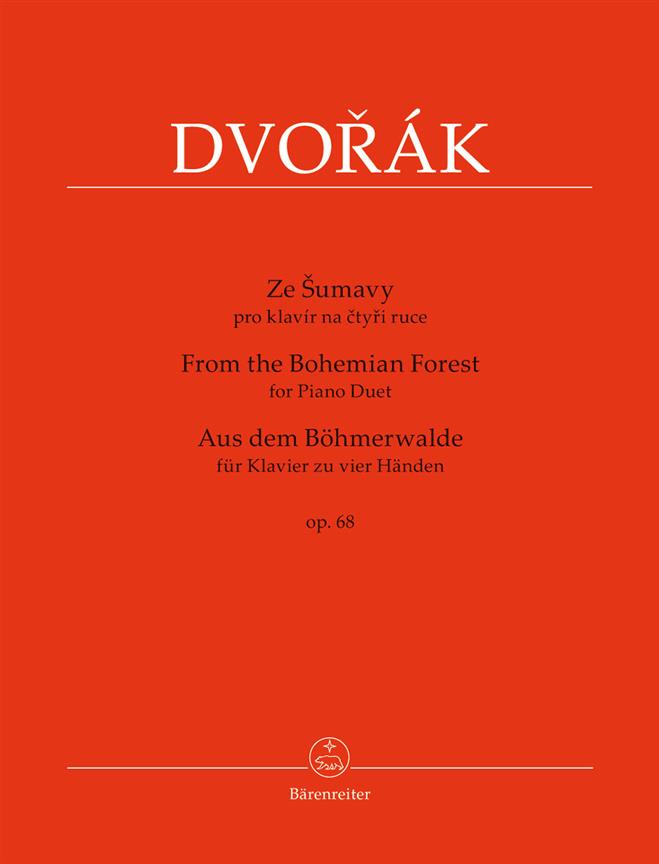 Ze Šumavy op. 68 pro klavír na čtyři - Antonín Dvořák