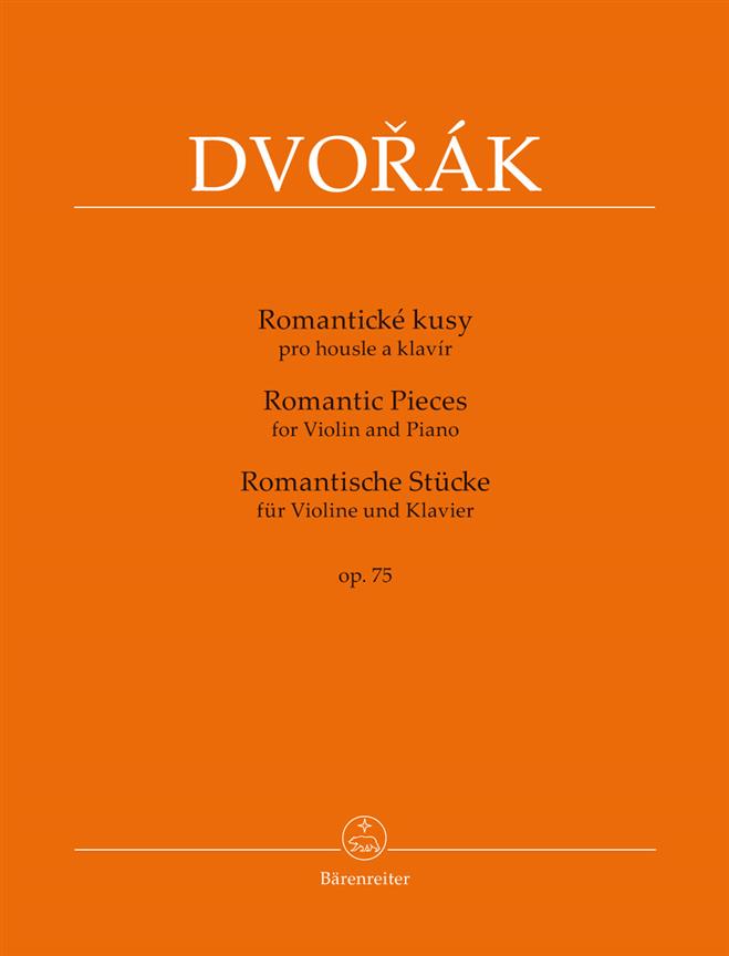 Romantic Pieces for Violin and Piano op. 75 noty pro housle a klavír