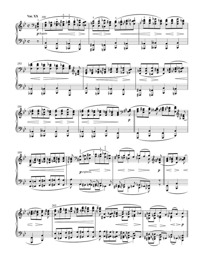 Variations and Fugue on a Theme by Handel - na klavír