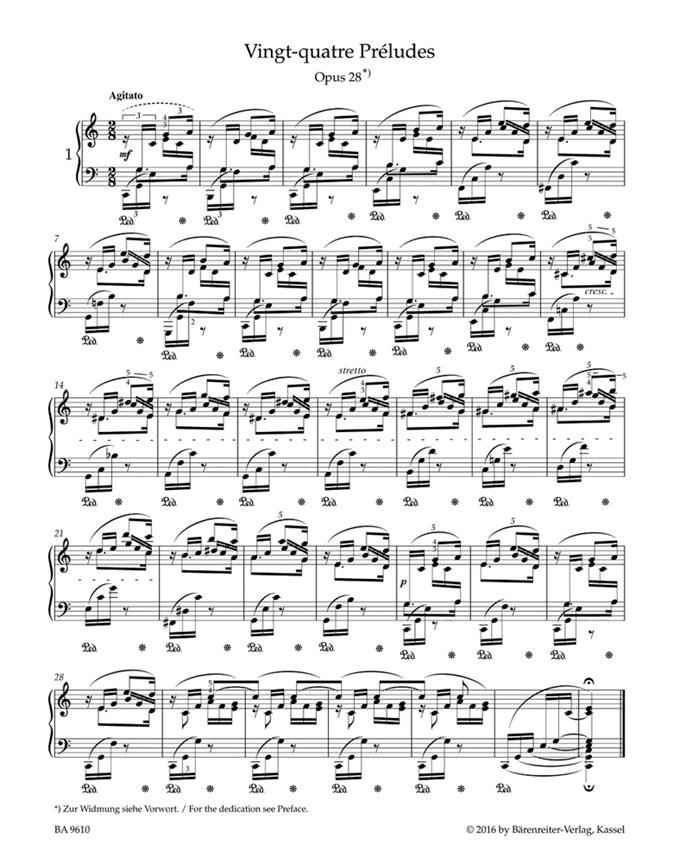 Vingt-quatre Préludes op. 28+ Prélude op. 45 - pro klavír