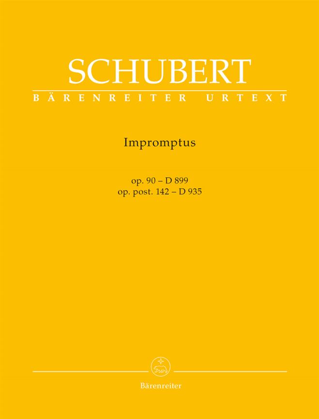 Impromptus Op.90 D 899, Op. Post. 142 D 935 - na klavír
