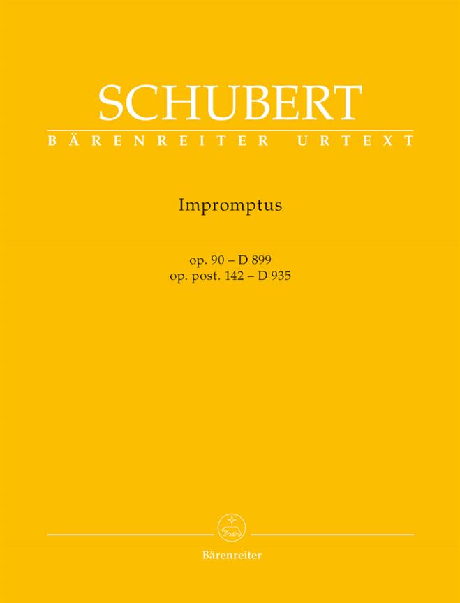 Impromptus Op.90 D 899, Op. Post. 142 D 935 - na klavír