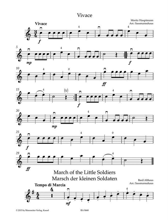 Violin Recital Album, Volume 1 - First Position - housle a klavír
