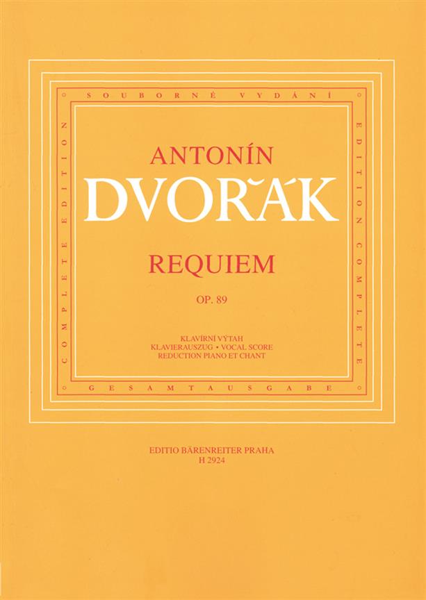 Requiem Op.89 - zpěv a klavír