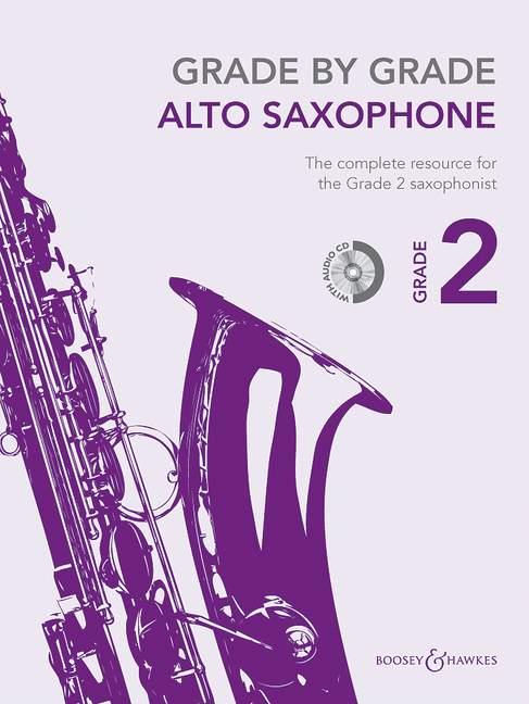 Grade by Grade - Alto Saxophone - Grade 2 - altový saxofon a klavír