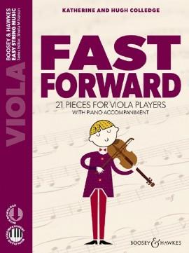 Fast Forward - 21 pieces for viola playerswith piano accompaniment - viola a klavír
