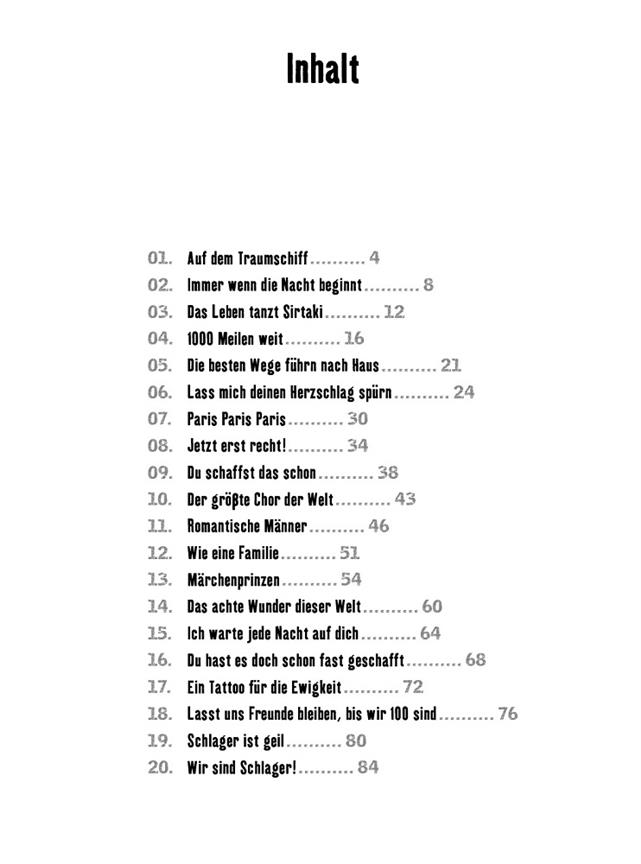The Best of Klubbb3 - Songbook für Akkordeon - pro akordeon