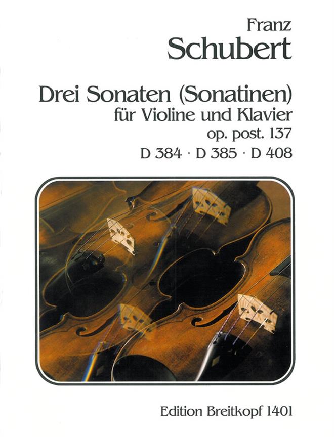 3 Sonatas D 384, 385, 408 - housle a klavír