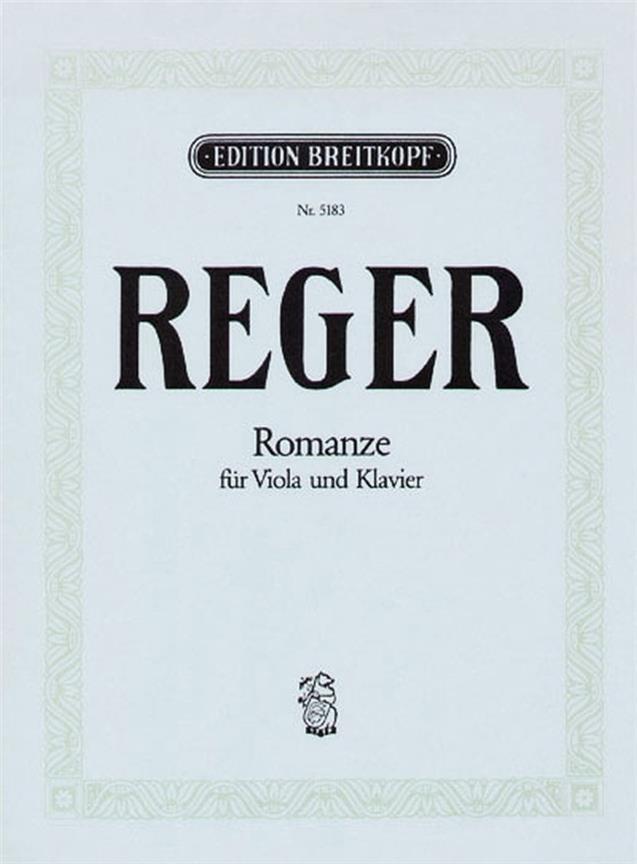 Romanze in G-Dur / Romance in G major - Arrangement für Viola und Klavier / for Viola and Piano - viola a klavír