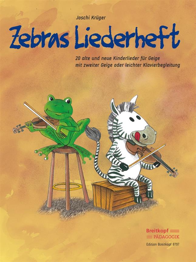 Zebras Liederheft - housle a klavír