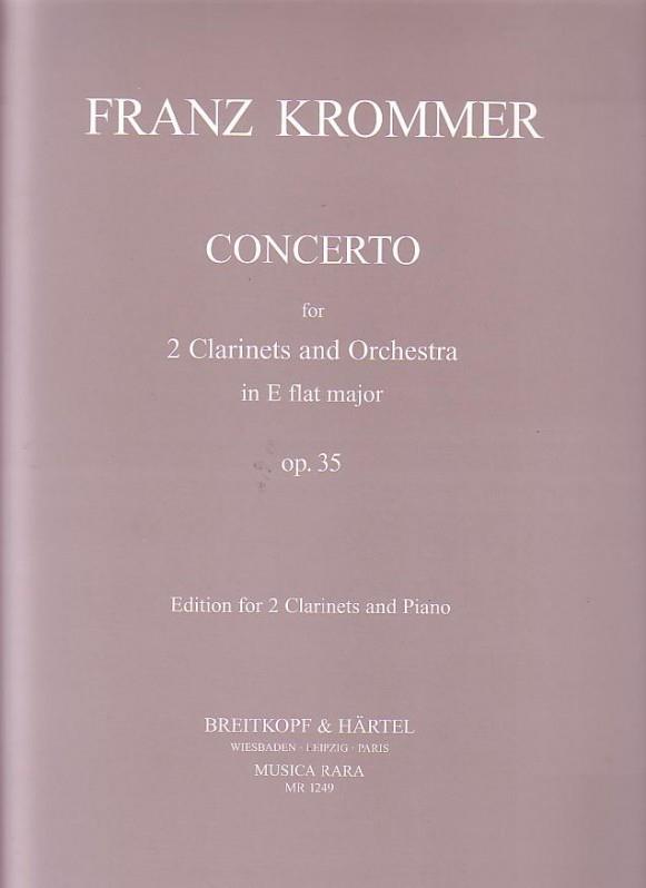 Concerto in Es op. 35 - pro dva klarinety a klavír
