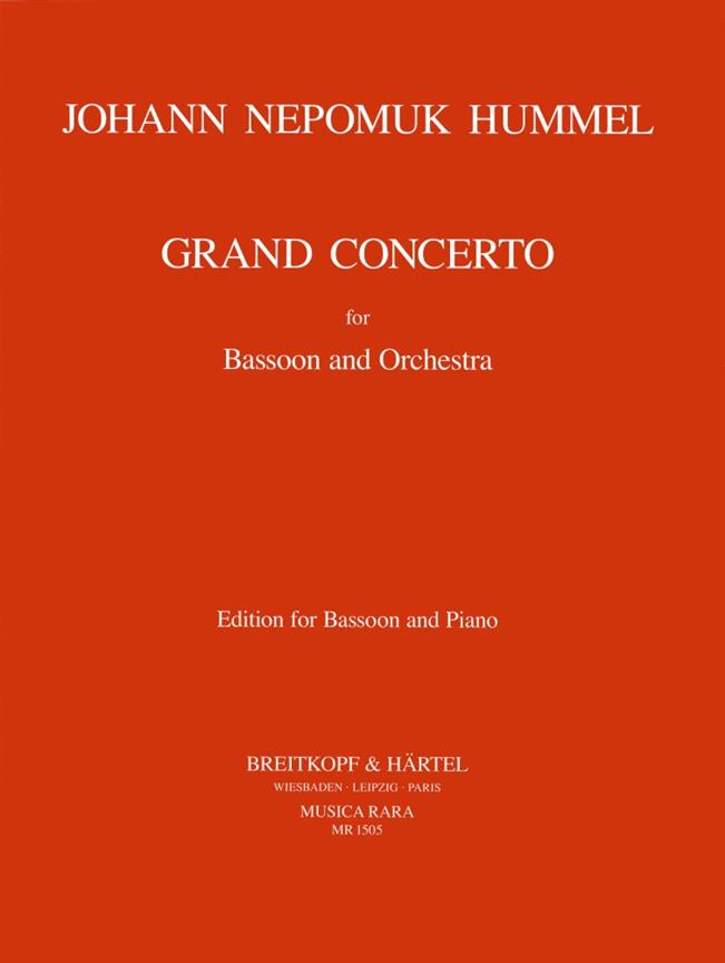 Grand Concerto - for Bassoon and Orchestra - fagot a klavír