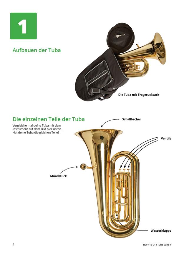 Gemeinsam Lernen & Spielen 1 Tuba - Komplette Schule für Einzel- und Gruppenunterricht - noty pro tubu