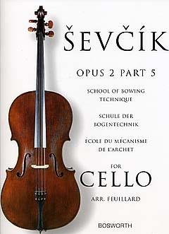 School of Bowing Technique for Cello Opus 2 Part 5 - Schule der Bogentechnik - École du mécanisme de l'archet - cvičení pro violoncello