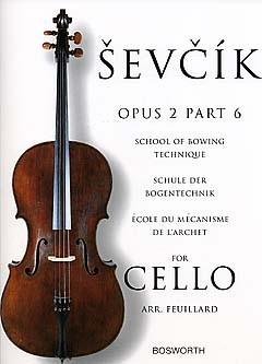 School of Bowing Technique for Cello Opus 2 Part 6 - Schule der Bogentechnik - École du mécanisme de l'archet - cvičení pro violoncello