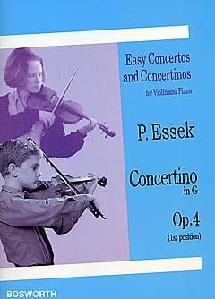 Concertino in G Op. 4 - 1st Position - housle a klavír