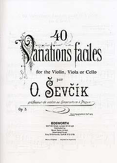 40 Variations Faciles  - for the Violin, Viola or Cello - cvičení pro housle