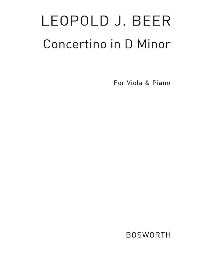 Concertino in D minor Op. 81 - for Viola and Piano - viola a klavír