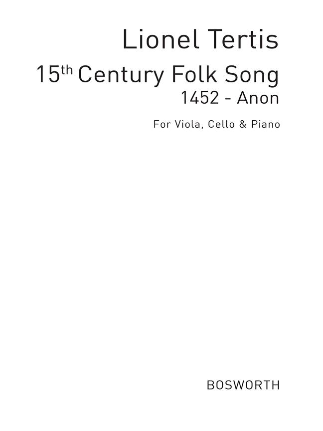 15th Century Folk Song (Arr. Lionel Tertis) - trio