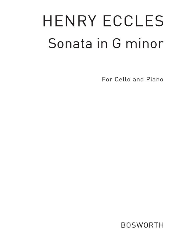Sonata In G Minor For Cello And Piano - violoncello a klavír