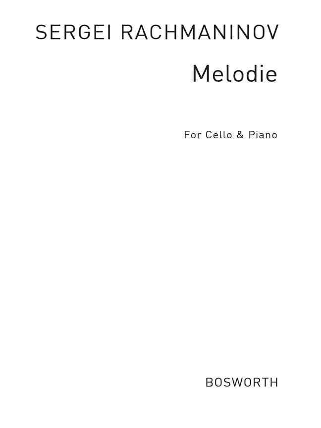 Melodie For Cello And Piano Op.3 No.3 - violoncello a klavír