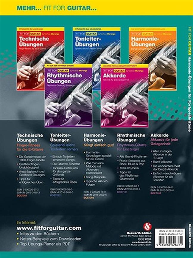 Fit For Guitar - Harmonie-Übungen Für Fortgeschrittene - na kytaru