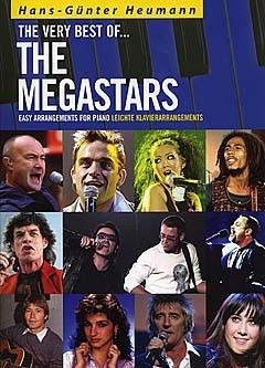The Very Best Of... The Megastars - Easy Arrangements for Piano by Hans-Günter Heumann - klavír, zpěv a akordy pro kytaru