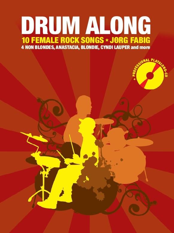 DRUM ALONG + CD / 10 Female Rock Songs