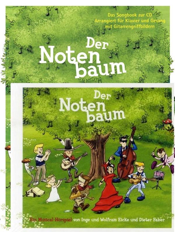 Der Notenbaum - Songbook/CD - klavír, zpěv a akordy pro kytaru