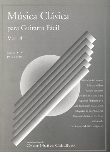 Música Clásica para Guitarra Fácil, Volumen 4 - na kytaru