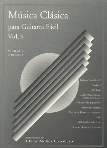 Música Clásica para Guitarra Fácil, Volumen 5 - na kytaru