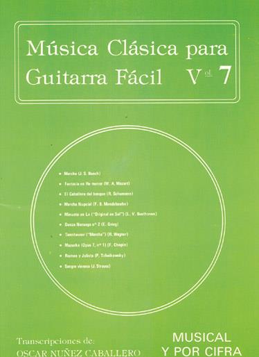 Música Clásica para Guitarra Fácil, Volumen 7 - na kytaru