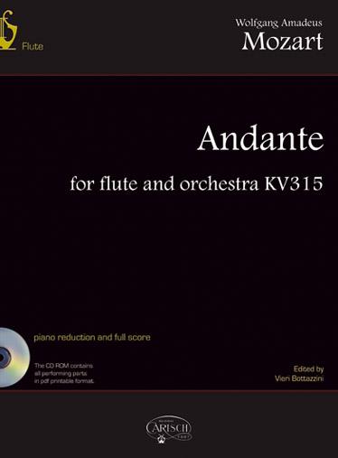 Andante for Flute and Orchestra KV 315 - příčná flétna a klavír