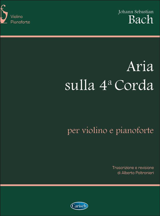 Aria Sulla 4A Corda Per Violino E Piano - housle a klavír
