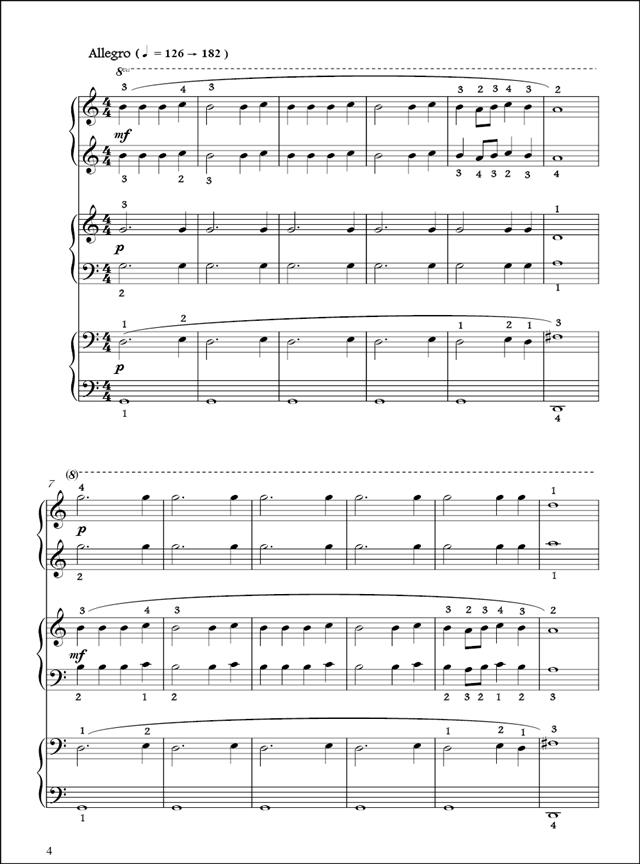 Antologia Pianistica a 6 Mani, Volume 1 - pro klavír