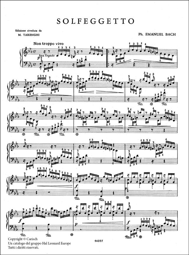 Solfeggetto, per Pianoforte - pro klavír