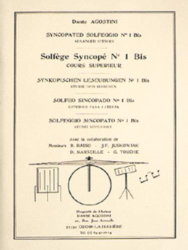 Solfège syncopé - Volume 1 Bis - bicí souprava