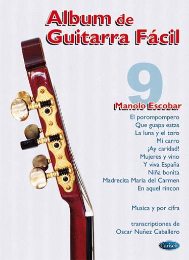 Album De Guitarra Facil No 09 Manolo Escobar - na kytaru