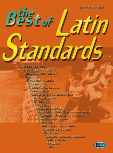 The Best of Latin Standards - pro klavír, zpěv, akordy pro kytaru