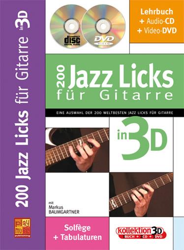 200 Jazz Licks Guitar in 3D