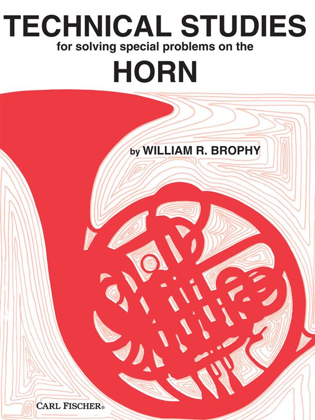Technical Studies for Horn - For solving special problems on the horn - noty pro lesní roh