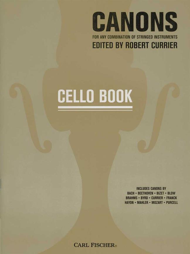 Canons - Cello Book - pro violoncello