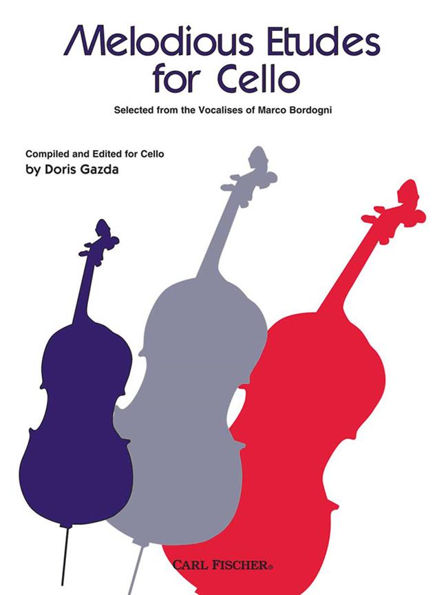 Melodious Etudes for Cello - pro violoncello